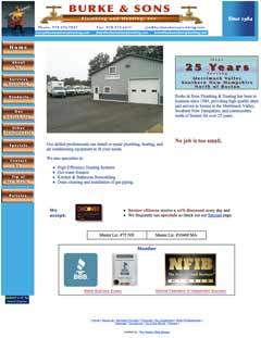 Burke & Sons Plumbing & Heating Website <http://burkeandsonsplumbing.com/>